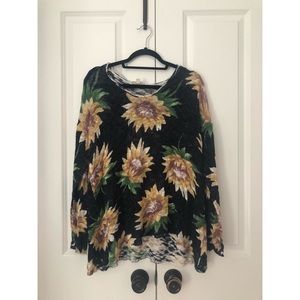 SHOW ME YOUR MUMU sunflower sweater